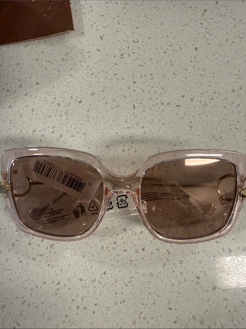 Ferragamo Women's Square Sunglasses - Blush Pink Lenses